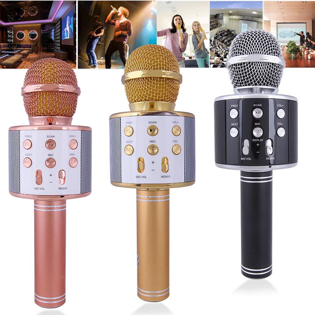 [B-cool]Không dây Bluetooth Karaoke Micro không dây KTV Mini Loa di động