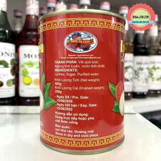 Vải Ngâm Thanh Hà - Lon sơn 565gr