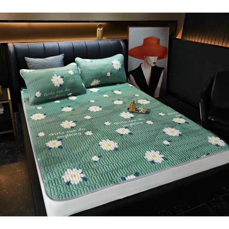 [FreeShip - CHỈ HÔM NAY] CHIẾU ĐIỀU HÒA TENCEL LATEX CAO SU NON in 3D siêu mát tặng kèm 2 vỏ gối | BigBuy360 - bigbuy360.vn