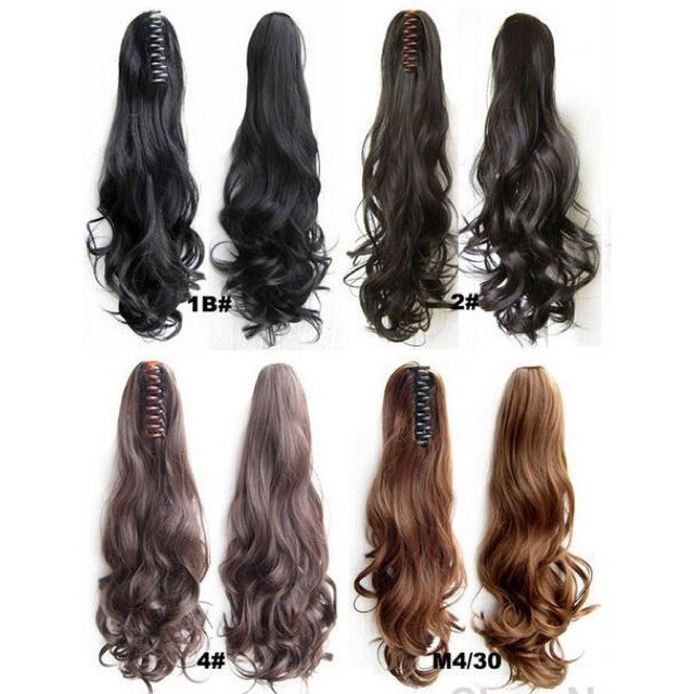 Tóc ngoạm The Wig cao cấp (nhập khẩu Hàn Quốc) (hình thật)