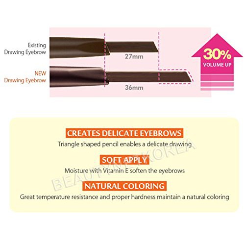 Etude House (Hàng Mới Về) Bút Vẽ Lông Mày 0.25g (Size Up) (Màu Hàn Quốc (Màu 1-7) Etudehouse | BigBuy360 - bigbuy360.vn