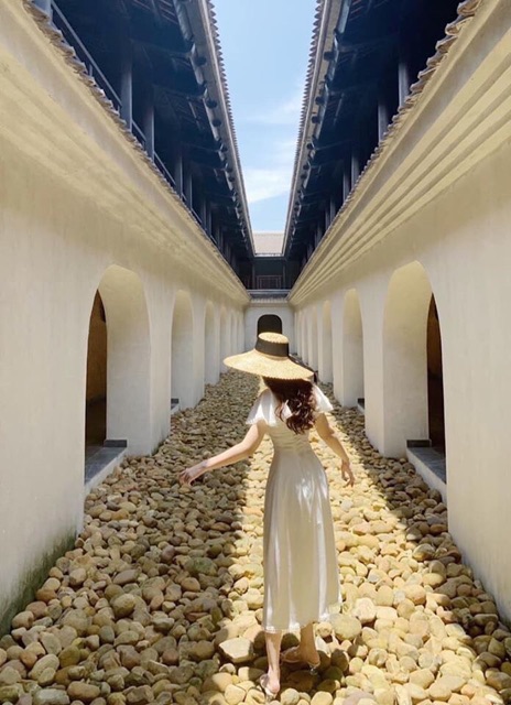 ĐẦM MAXI TAY BÈO