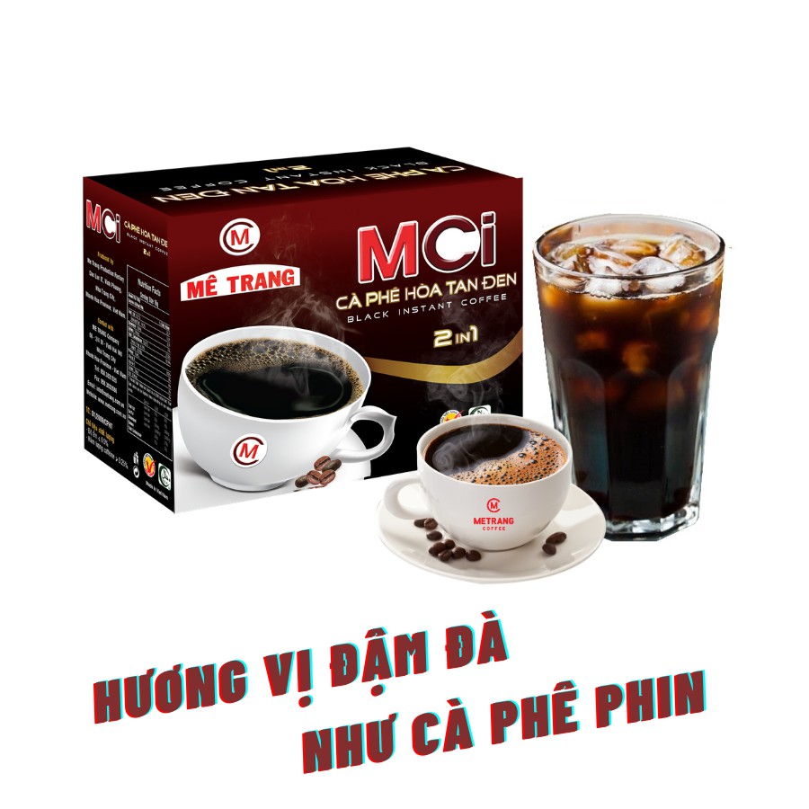 Cà phê Mê Trang hòa tan đen 2in1 (Mci2in1)