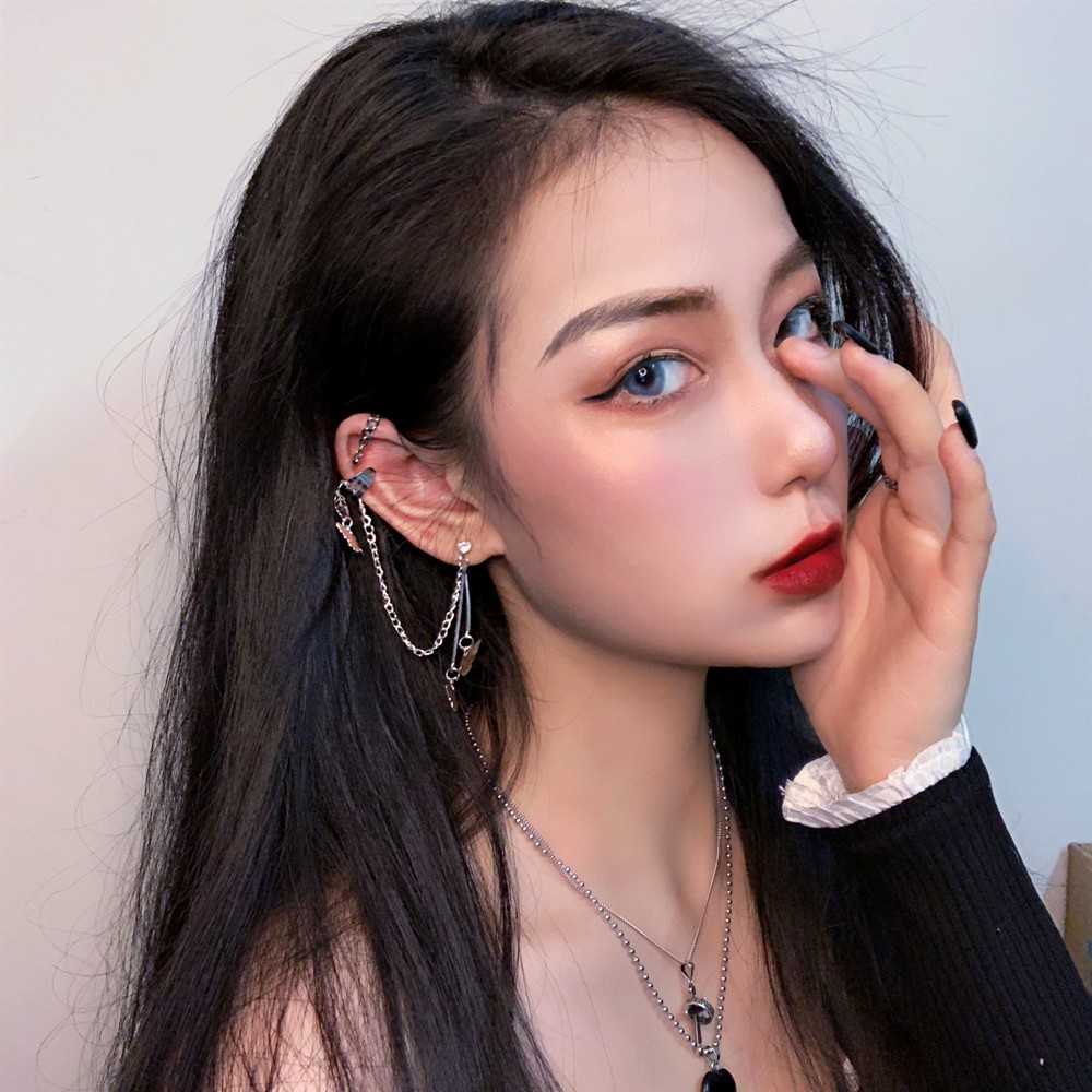 Khuyên kẹp tai một bên cá tính thời trang Hàn Quốc
