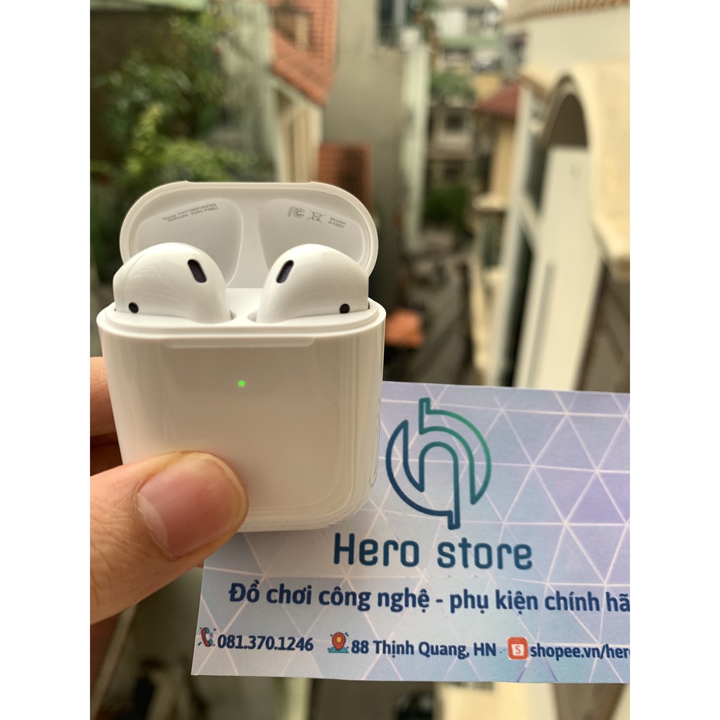 [Top 1 Bán Chạy] Tai nghe Bluetooth AIRPODS 2 ĐỔI TÊN, POPUP, TẶNG BAO SILICON 🎧