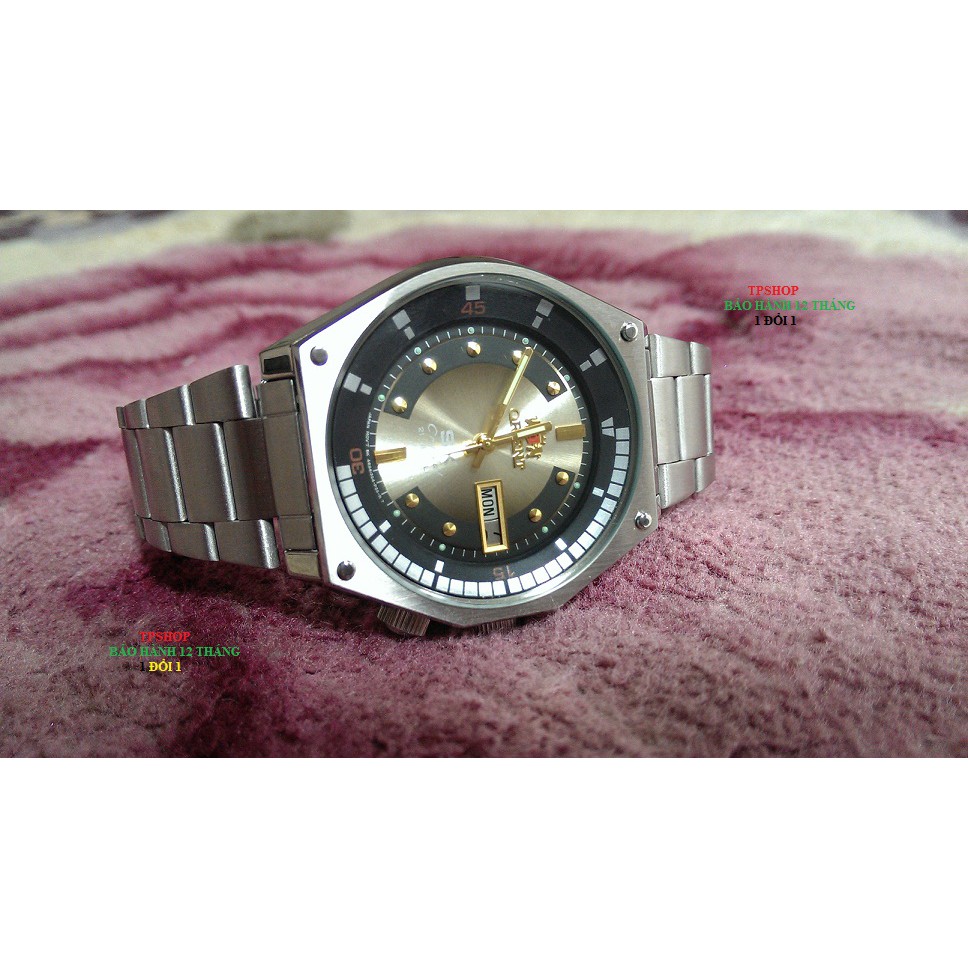 ĐỒNG HỒ Cơ Nam SK Orient vàng cát