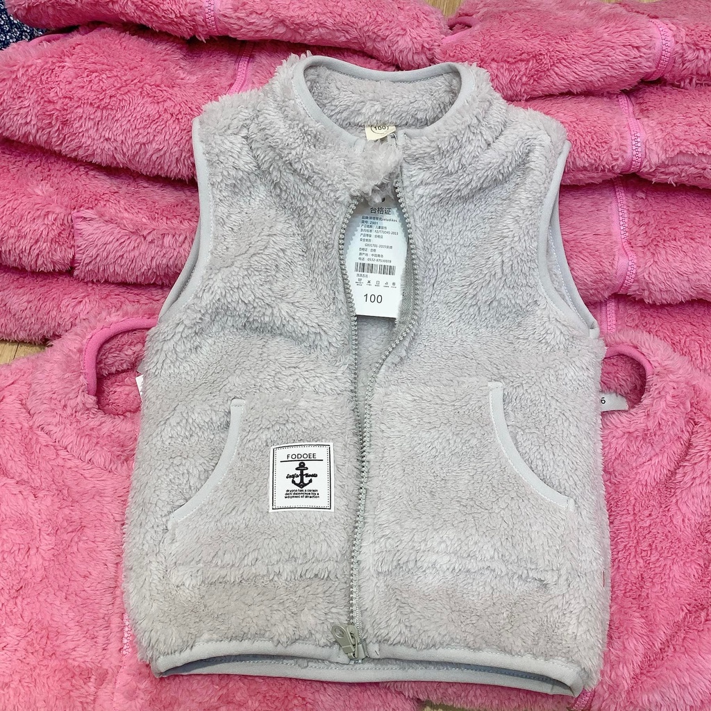 Áo gile lông mỏ neo