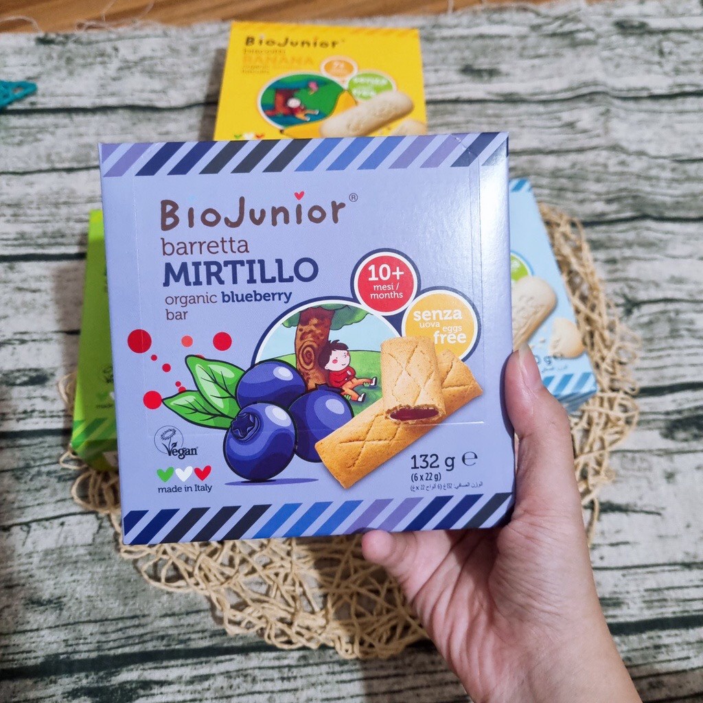 Date 6 2022 bánh ăn dặm hữu cơ cho bé bio junior ý 100g - ảnh sản phẩm 8