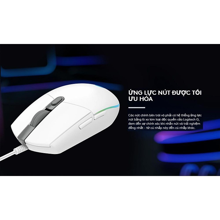 Chuột Gaming Logitech G102 Gen 2 Lightsync RGB 8.000 DPI - Hàng Chính Hãng