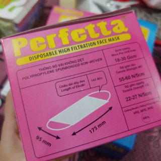 Hộp khẩu trang Perfetta 50 cái