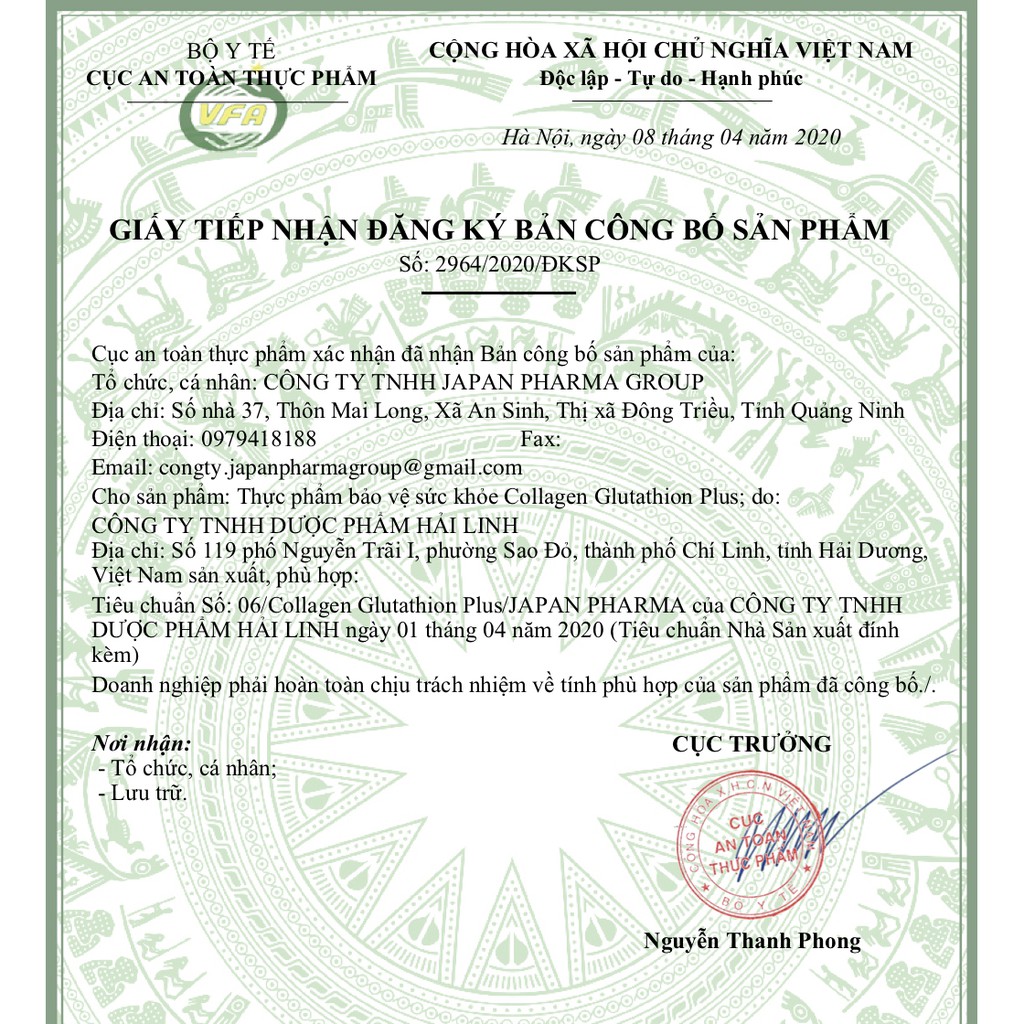 Viên uống đẹp da Collagen Glutathion Plus chiết xuất mầm đậu nành | Thế Giới Skin Care