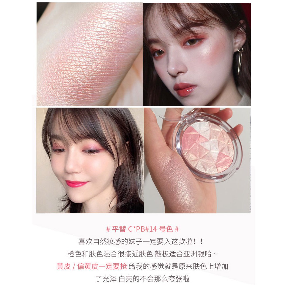 Phấn má lục giác bắt sáng cao cấp KB E414 | BigBuy360 - bigbuy360.vn