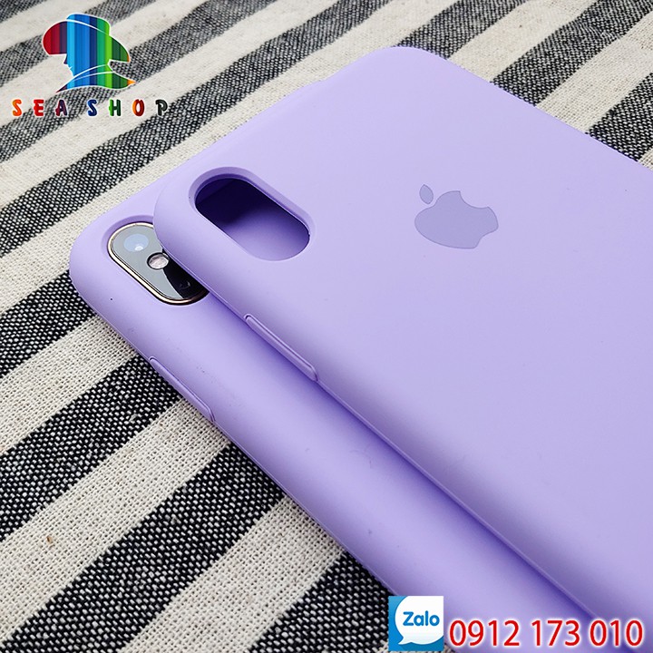 Ốp lưng MÀU TÍM - CHỐNG BẨN FULL VIỀN - iPhone 6 Plus - iPhone 7 Plus - iPhone 8 Plus - iPhone XS Max - XR - iP 11 Pro