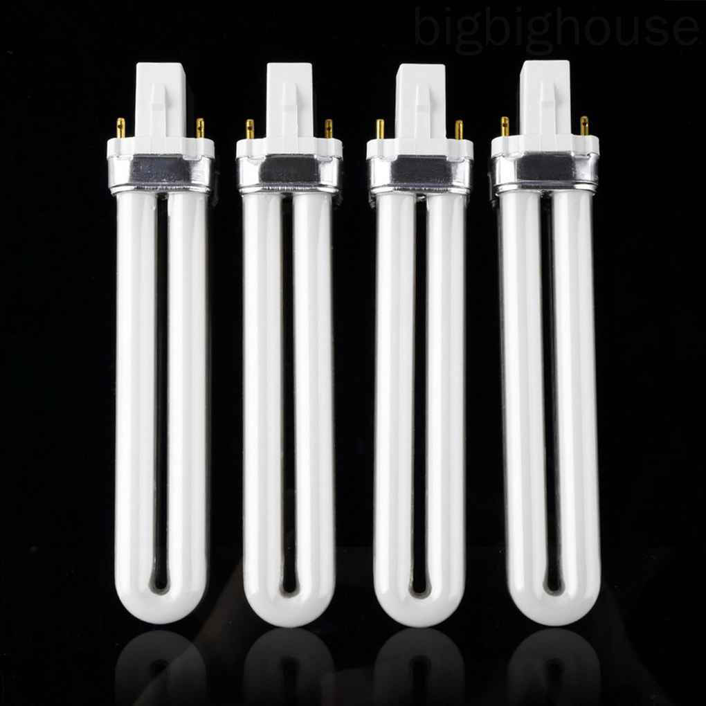 Set 4 bóng đèn led UV 9W thay thế cho máy sấy móng tay