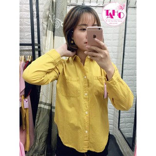 ÁO SƠ MI THÔ VẠT TÔM (ảnh thật chụp tại shop)