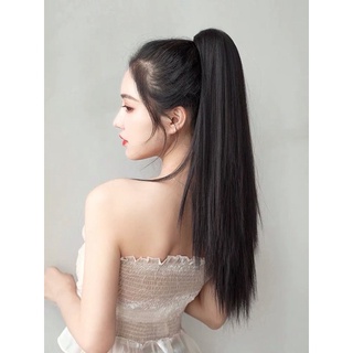 TÓC NGOẶM CAO CẤP THẲNG DÀI 70cm - Chất đẹp như tóc thật 100% - dùng nhiệt vô tư - Ảnh chụp thật