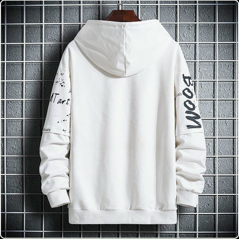 Hoodie nam 𝗙𝗥𝗘𝗘𝗦𝗛𝗜𝗣 Áo khoác nam chống nắng Trắng BOOM năng động, cá tính, thoáng mát.