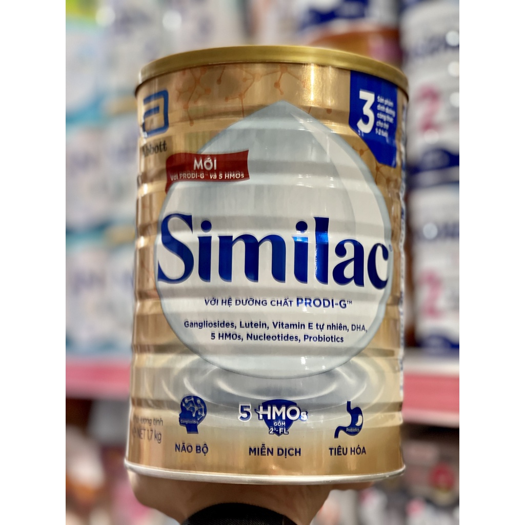 Sữa SIMILAC HMO 3 - 4 1.7KG (MẪU MỚI NHẤT)