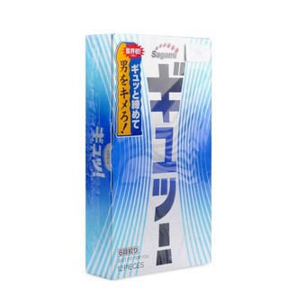 Bao cao su Sagami Tight-Fit - Siêu mỏng truyền nhiệt nhanh - Hộp 12 cái