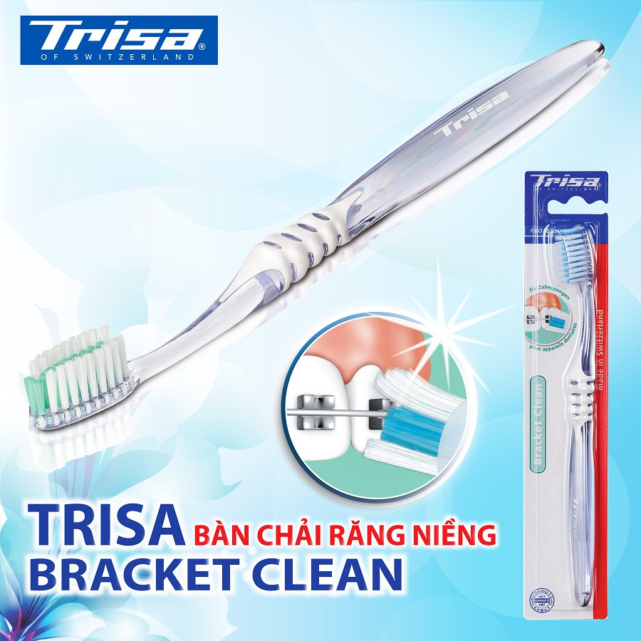 [Mã BMBAU50 giảm 7% đơn 99K] Bàn Chải Đánh Răng Cho Người Niềng Răng Trisa Bracket Clean