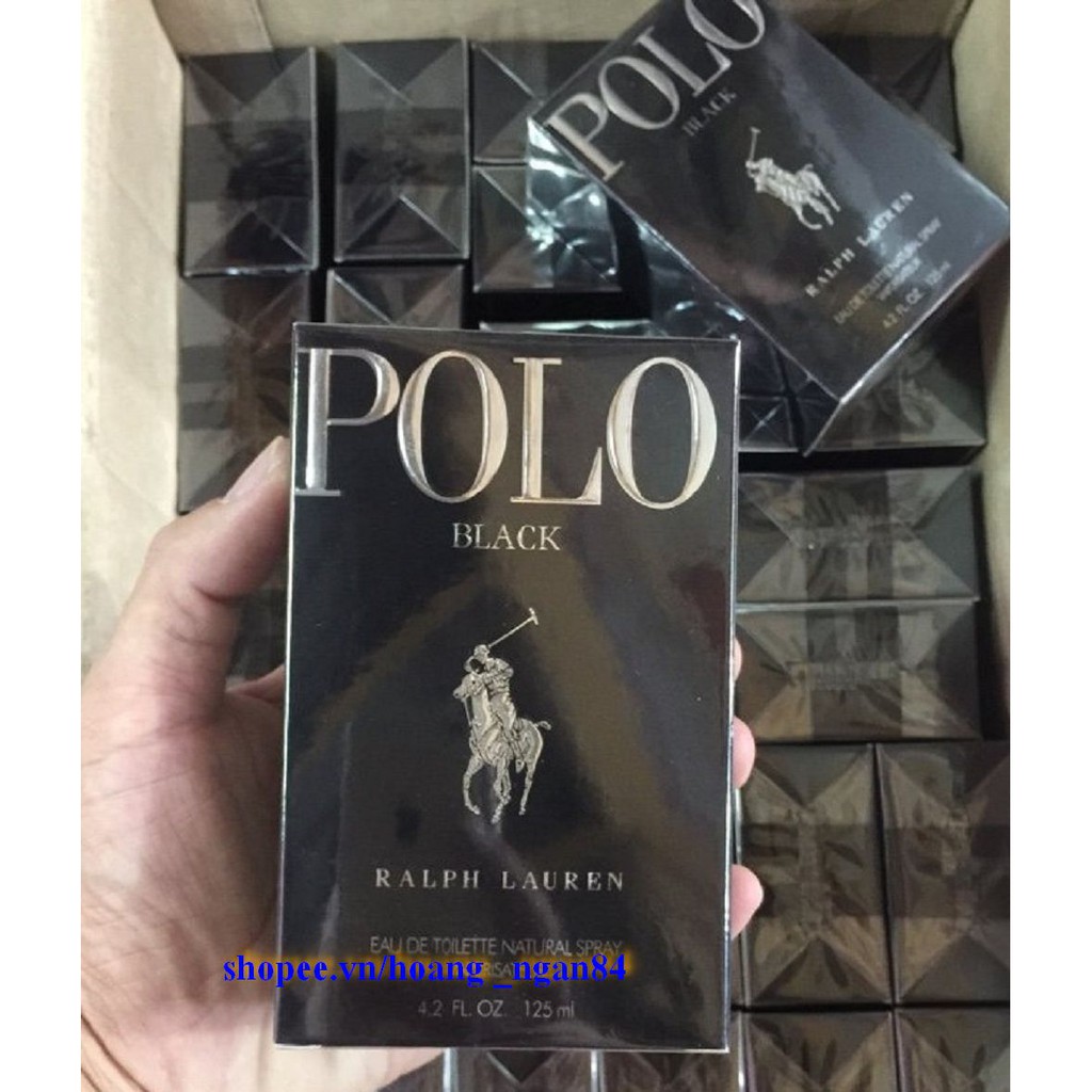 Nước Hoa Nam 125ml Ralph Lauren Polo Black, Chính Hãng.