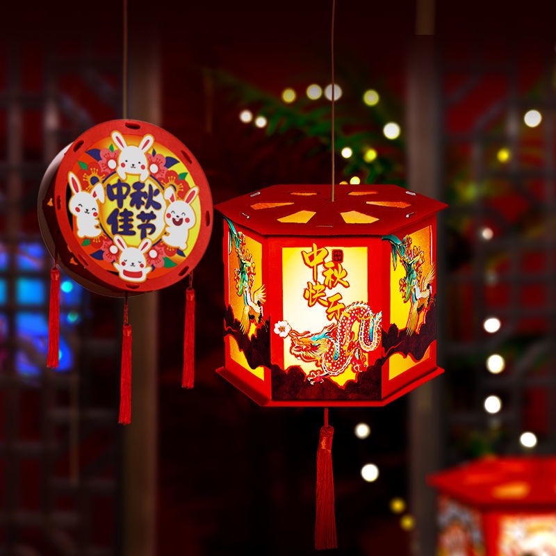Lồng Đèn Treo Trang Trí Thủ Công Phong Cách Trung Hoa