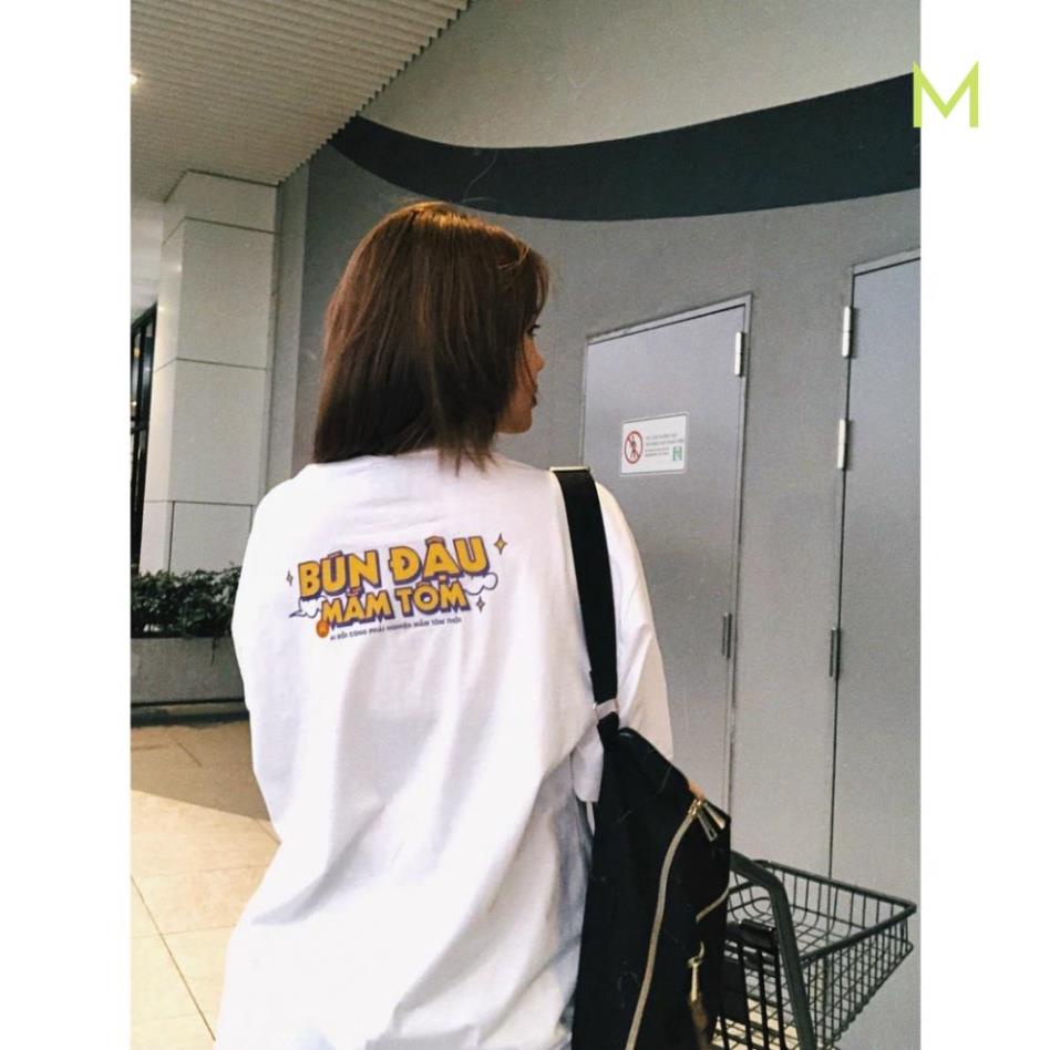 Áo thun unisex N7 Bún Đậu phông tay lỡ nam nữ form rộng Local Brand T5