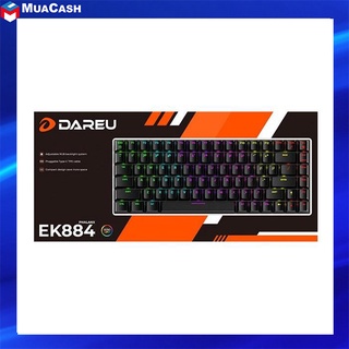 Bàn phím cơ có dây giá rẻ tốt nhất dareu ek884 rgb