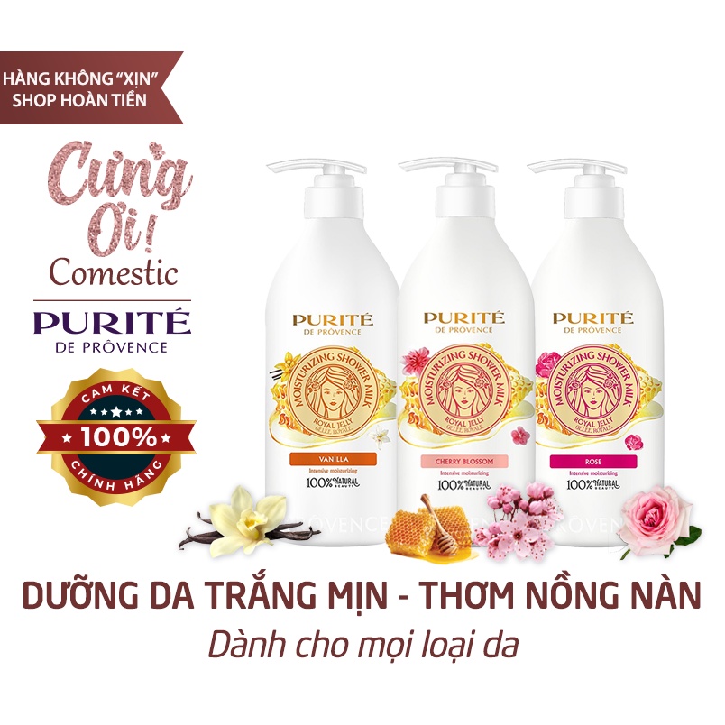 Siêu Sữa Tắm Dưỡng Ẩm Trắng Da Tinh Chất Ong Chúa