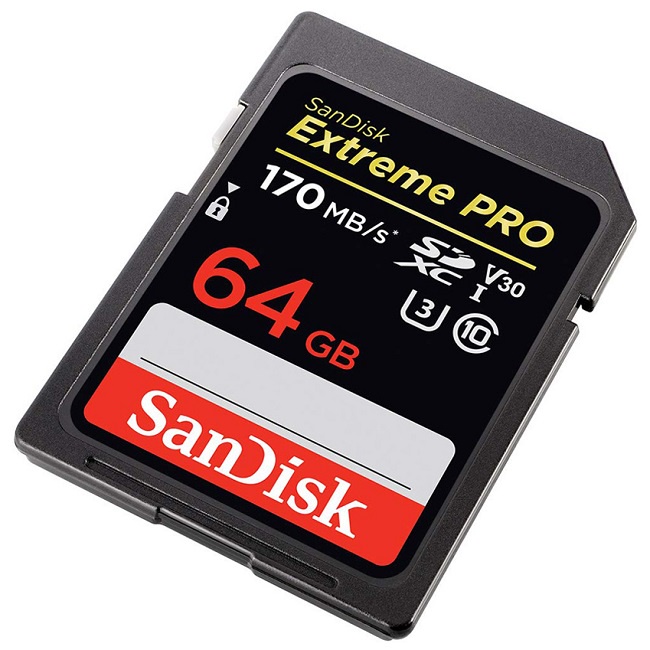 Thẻ nhớ 64G SDXC SanDisk Extreme Pro U3 V30 1133 x170MB/s