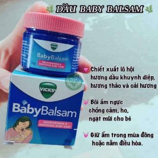 Dầu bôi ấm ngực Baby Balsam