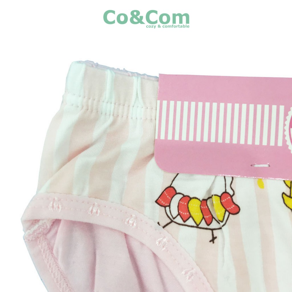 Set 2 Quần Chíp Vát Bé Gái 9-13 Kg Co&amp;Com CV0007 Chất Cotton Modal Mềm Mịn Siêu Thấm Hút