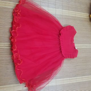 Váy dạ thu đông màu đỏ