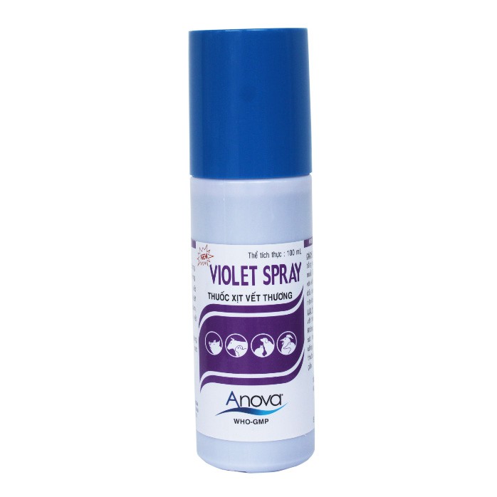 THUỐC XỊT VẾT THƯƠNG,VẾT MỔ (VIOLET SPRAY)