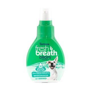 Dung dịch chăm sóc răng miệng cho chó dạng đậm đặc Tropiclean Fresh Breath Drops for Dogs 65ml