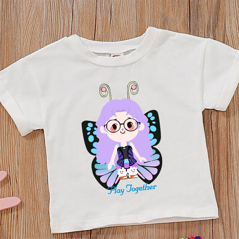 Áo phông cộc tay trẻ em in hình Play Together cực hot đủ size cho bé trai bé gái