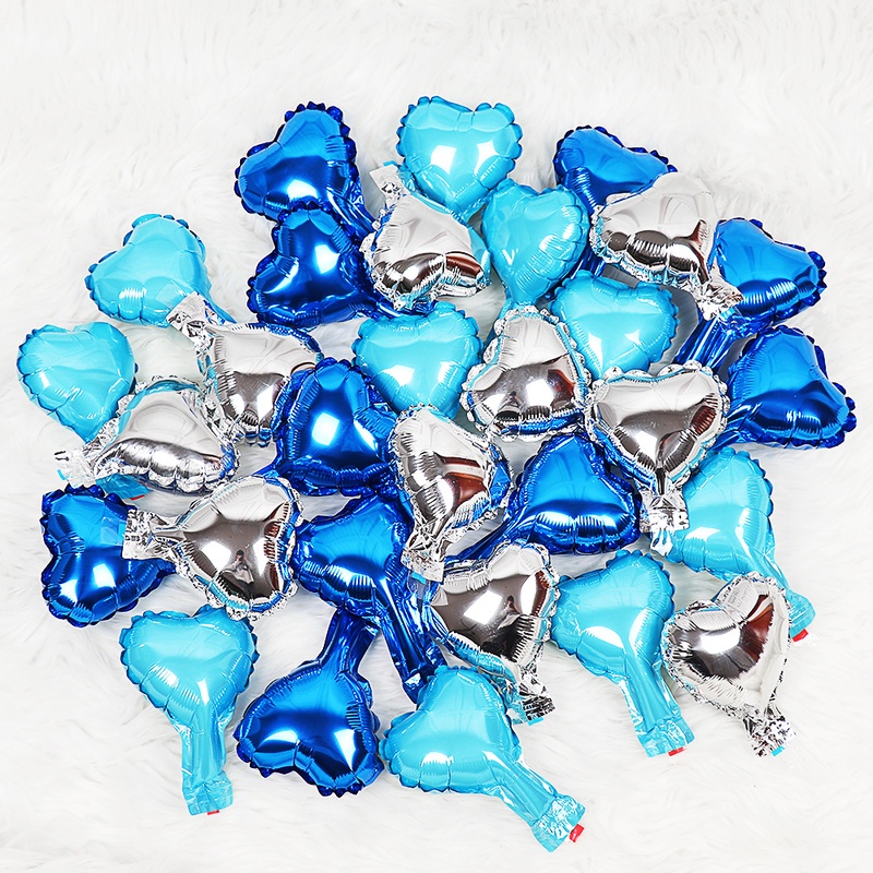 Set 5 Bong Bóng Nhôm 5 Inch Hình Ngôi Sao Dùng Trang Trí Tiệc Cưới / Sinh Nhật / Giáng Sinh