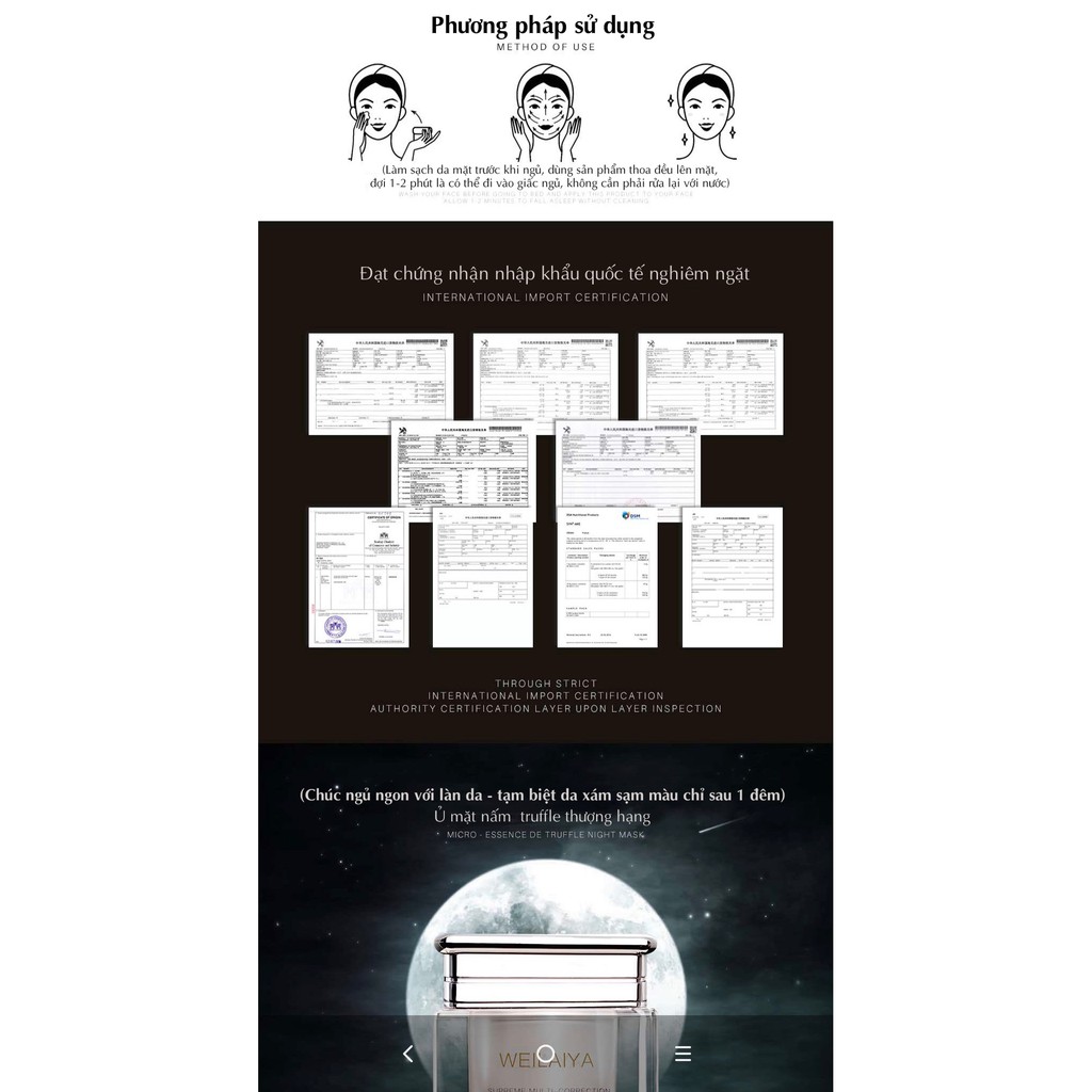 Ủ Nấm Truffle Weilaiya dưỡng trắng chống lão hoá | BigBuy360 - bigbuy360.vn