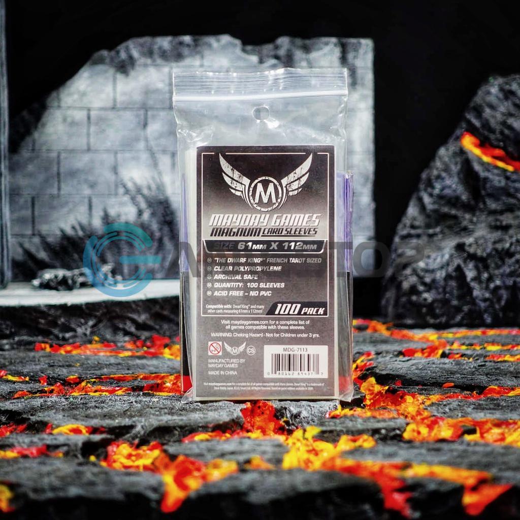 Bọc thẻ bài cao cấp Mayday Games Dwarf King French Tarot Card Sleeves Magnum PHUKTCG87