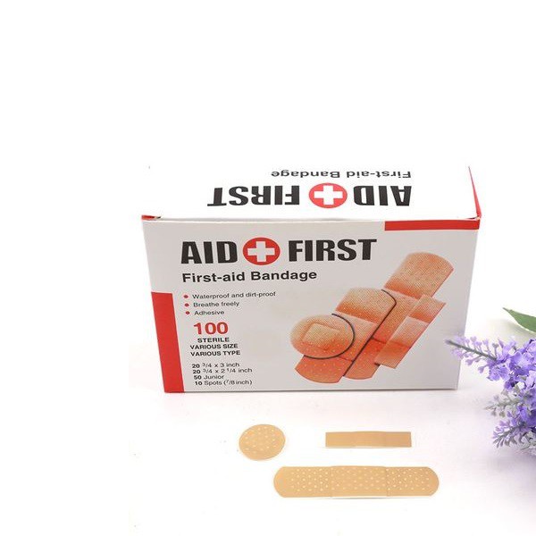 [HCM SIÊU RẺ ] HỘP 100 MIẾNG BĂNG KEO CÁ NHÂN BẢO VỆ VẾT THƯƠNG ĐỦ KÍCH CỠ TIỆN DỤNG AN TOÀN