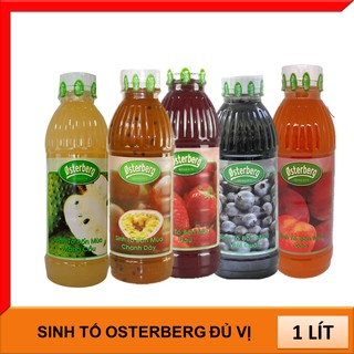 Sinh Tố Bốn Mùa Osterberg Chai 1 Lít Đủ Vị