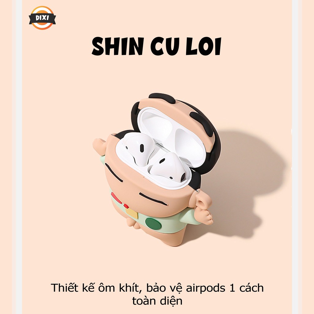 Ốp airpod 2/3/1/pro, vỏ/case bảo vệ hộp đựng tai nghe bluetooth airpods, SHIN CÙ LOI - Nhóc bán đồ