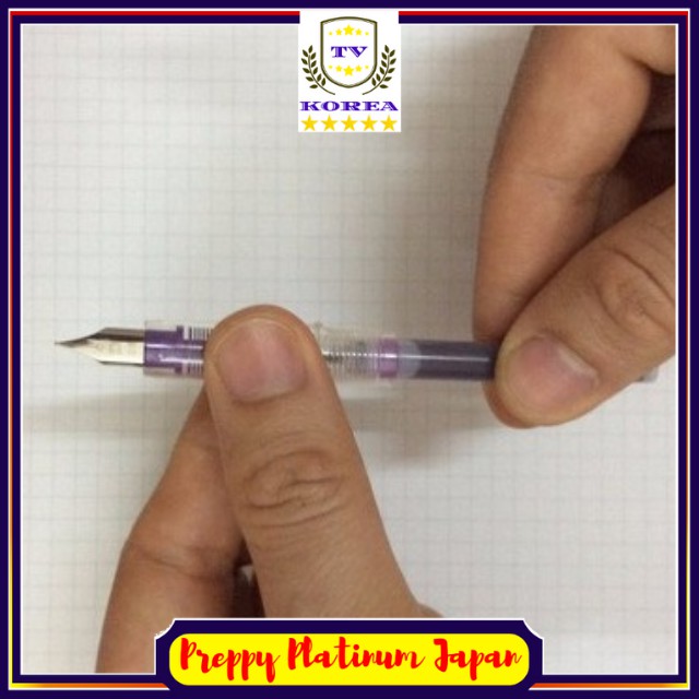 Bút Máy Preppy Nhật Bản, Bút Mực Tiểu Học Ngòi F03 Mực Xanh