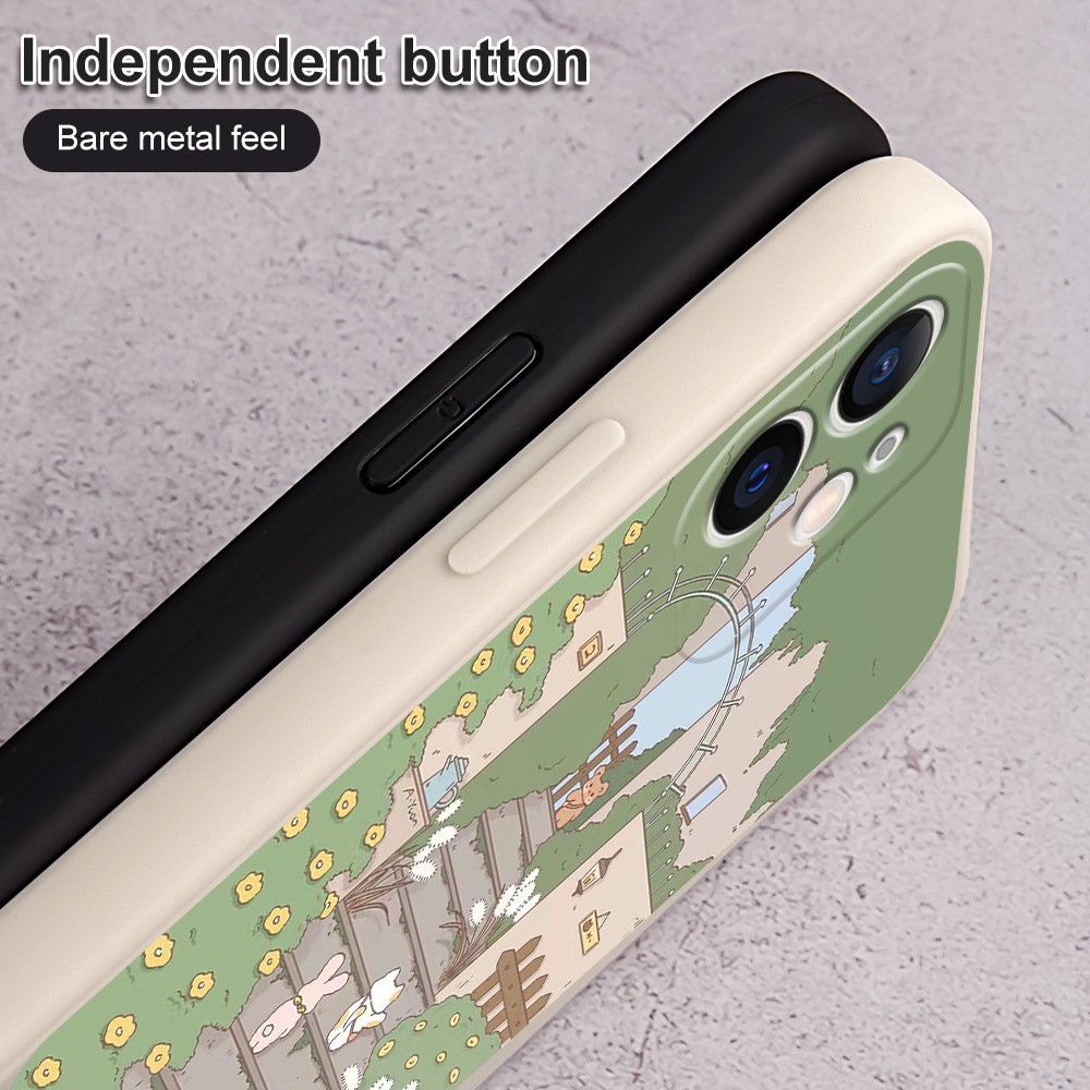 Ốp Điện Thoại Silicone Mềm Họa Tiết Thỏ Xinh Xắn Cho OPPO F11 PRO F15 F5 A93 A74 A54 A71 A16 A16S A37 A91 A33 #H170