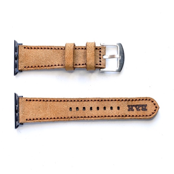 Dây đồng hồ Apple Watch , Iwatch , Iphone Watch Da Bò Lộn Nâu RAM Leather Classic 1960  Bền Đẹp