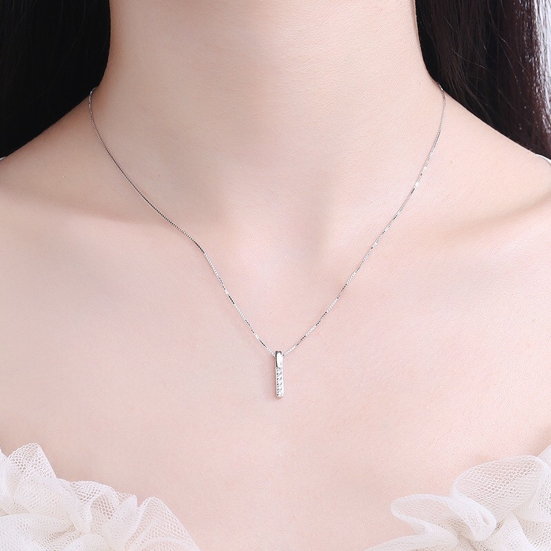 Dây chuyền bạc S925 giá rẻ mẫu mới 2021 thanh mảnh, trẻ trung ms01/ Trang sức bạc JQN