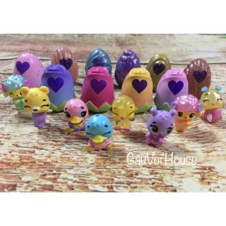 Trứng Hatchimals mix hoa hồng & sò đại dương (set 10 quả)