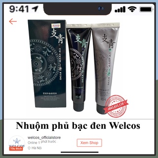 Nhuộm phủ bạc đen tóc thảo được WELCOS chính hãng hàn quốc CT19