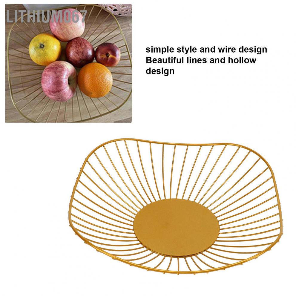 Tô Bằng Kim Loại Bền Sức Chứa Lớn Để Đựng Trái Cây Tiện Dụng