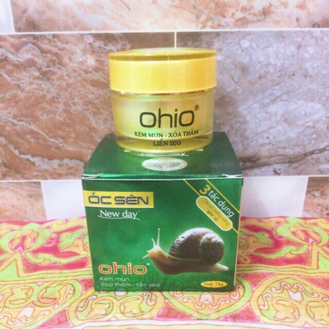 Kem mụn Ohio ốc sên 15g